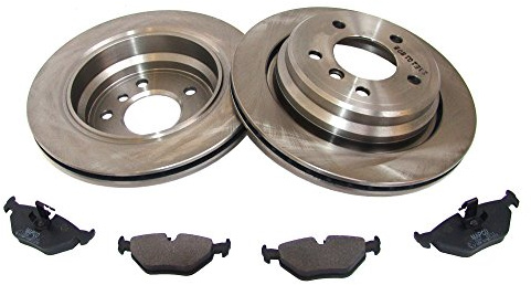 MAPCO 47888 Bremsensatz Hinten Belüftet Bremssystem Ate, Durchmesser: 298 mm | Kompatibel mit: BMW 5, 5 Touring
