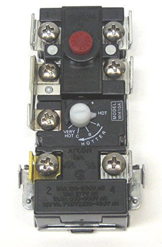 Apcom WH10-A Bradford Thermostat für Warmwasserbereiter, Weiß