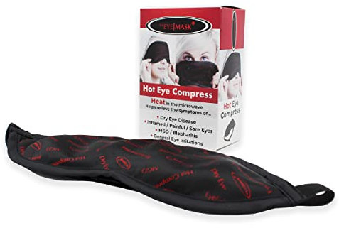 The Eye Doctor Hot Eye Compress Treatment for Dry Eye, Blepharitis & MGD - Heat Bag Mask featuring Sterileyes - Soothing Relief for Tired Sore Itchy Eyes - Flaxseed