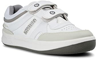 Paredes - Zapatillas Unisex Estrella Cierre de Tiras Blanco - 43
