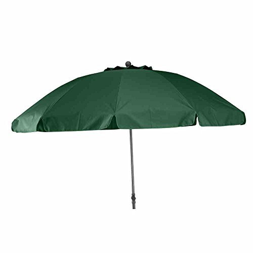 Siena Garden Schirm 250/10t.Poly grün Gest anthr/Pol grün UV+50