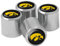 NCAA Iowa Hawkeyes Metall Reifen Ventil Stem Kappen, 4er Pack