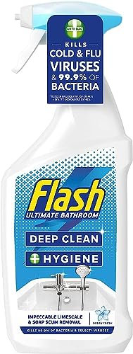 Flash Ultimate Bathroom Deep Clean Antibacterial Cleaning Spray 750ml