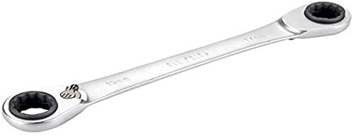 Alyco - Llave de estrella con carraca reversible 4 en 1, 8x10 / 12x13 mm - 191630