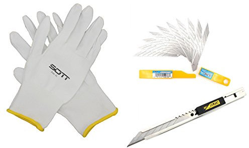 Finest Folia Profi Car Wrapping Folien verklebe Set SOTT OLFA (XL)