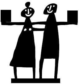 Bengt & Lotta Couple schwarz Kerzenständer Höhe 10,5 cm