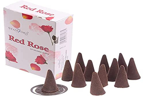 Stamford Cônes d’encens Parfum Rose Rouge