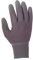 Texxor Nylon-Strickhandschuh PU-Beschichtung, grau, nach EN 388 Kat.2, 12 Paar, Größe 9