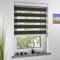 Liedeco Duo-Rollo, Doppelrollo mit Blende | Espresso | B 100 x H 160 cm