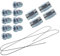 BESTPRICE 1x 5m Rolle Bremsleitung, inkl. Bremsleitungsverschraubung & -verbinder Kompatibel mit A udi, BMW, Mercedes, Opel, Seat, Skoda, VW