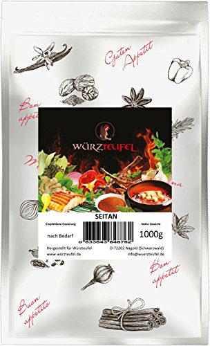 Seitan Weizeneiweiß (Weizengluten) – Vegan & vegetarisch, pflanzliches Eiweiß – natürlicher Fleischersatz mit über 85% Protein – 1kg Beutel