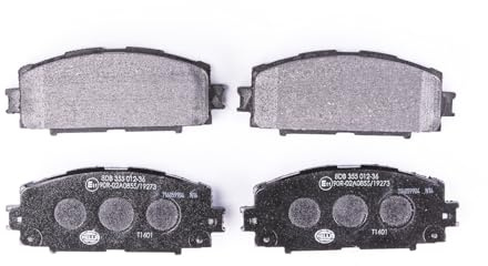 HELLA 8DB 355 012-361 Bremsbeläge | Kompatibel mit: DAIHATSU CHARADE VIII, TOYOTA YARIS, YARIS, YARIS / VIOS Stufenheck, YARIS Kasten/Schrägheck