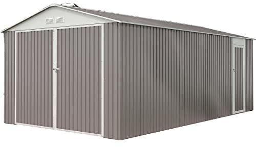 Habitat et Jardin Garaje en Metal Nevada con Puerta abatible - 18,56 m²