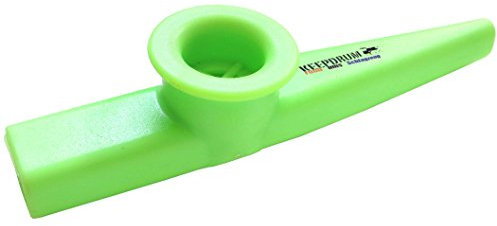 keepdrum KSUgr Kazoo Tröte Musikinstrument für Kinder Grün