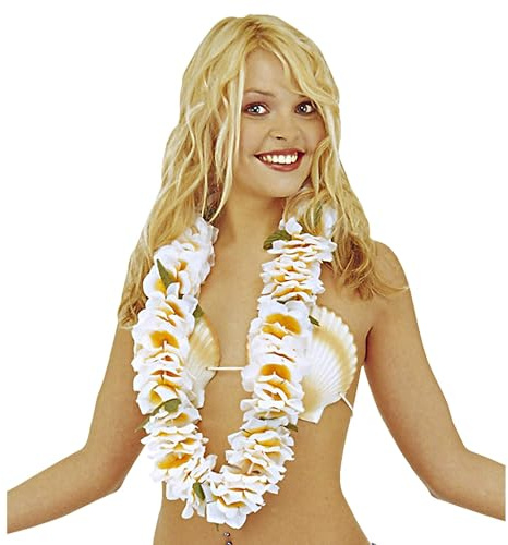 Widmann 2428I - Waikiki Hawaiikette, Halskette, Schmuck, Kostümzubehör, Beachparty, Mottoparty, Karneval
