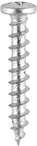 TIMco 217Z zincati, in PVC per finestra, a testa bassa, colore: argento (Confezione da 1000)