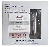 Eucerin Hyaluron-Filler Crema Diurna Viso con Regalo Contorno Occhi 50 + 15 ml