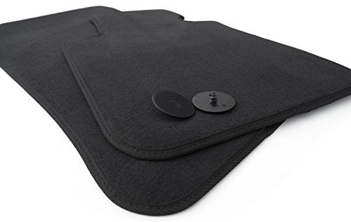 Fussmatten E87 E88 E81 E82 (Velours) Automatten Original Qualität 2-teilig vorn schwarz inkl. Befestigung