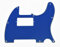 kaish Tele Humbucker Gitarre Pickguard blau 3-lagig für uns/mexikanischen Telecaster
