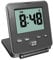 Digital Travel Alarm Clock - No Bells, No Whistles, Simple, Silent, Battery Operated, Alarm, Snooze, Small and Light, Folding, ON/OFF Switch, USA Top Selling for 2+ Years! Black