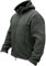 TACVASEN Herren Fleecejacke Military Outdoor Winddichte Jacke mit Kapuze- Gr. XXL, Grau