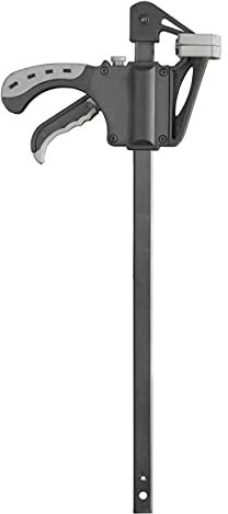 kwb Einhand-Zwinge mit Schnellentriegelung, Spann- und Spreizzwinge, Spannweite 300 mm, Spanntiefe 85 mm, zum Halten, Klemmen und verleimen