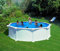 Piscina Gre KITPR458 Atlantis. - Piscina fuori terra in acciaio, rotonda in acciaio, colore bianco. Piscina scomponibile per Giardino. 460 x 132 cm