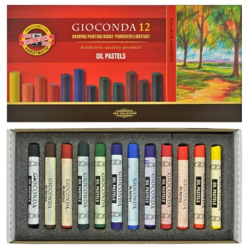 KOHINOOR Oberstaufen 12 runden Öl Pastellkreide. 8352