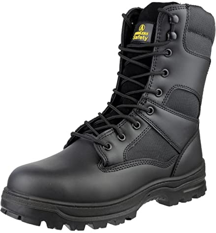Amblers Safety FS008 S3 Side Zip Hi-Boot Black Size 44