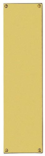 Carlisle Brass M39F Finger Plate (Flat Sheet), Gold, 300mm x 75mm