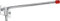 Connex Wandhaken 200 x 60 mm - Belastbar bis 15 kg - Klappbar - Mit schützender Gummikappe - verzinkt / Universalhaken / Montagehaken für Garage / Werkstatthaken / Ordnungshelfer / DY222028