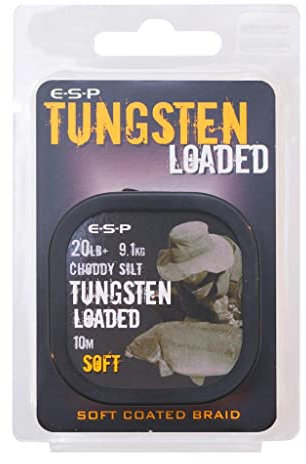 ESP Tungsten Loaded Hooklink (Soft/Choddy Silt/10m)