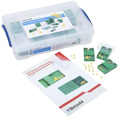 Betzold - 25 Multi-Split im Behälter, Klassenset - Schüttelbox Mathematik