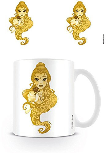 Disney Belleza y la Bestia Belle Taza de cerámica, Multicolor