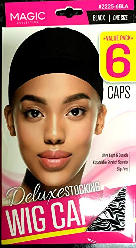 Ultra thin wig caps(BLACK X 2PCS)