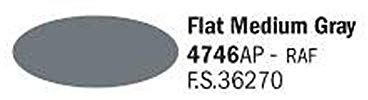 Italeri IT4746AP Acrylic Paint Flat Medium Gray
