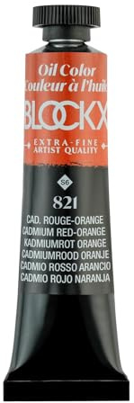 Blockx Ölfarbe, Cadmiumrot-Orange, 20 ml Tube