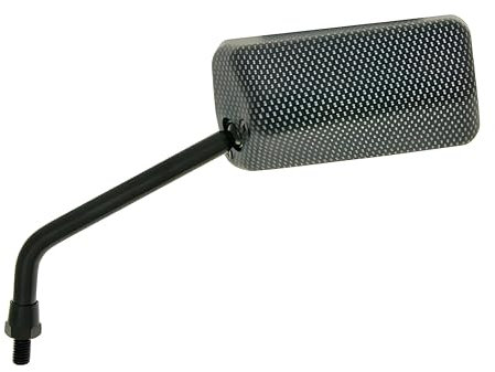 Vicma Mirror F1 Left, M8 Short Right-Hand Thread, Carbon-Look matt