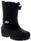 Unisex Bambini Coulisse Chiusura Nylon Neve Pioggia Pelliccia Stivali - BLK28 AYC0154