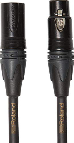 Cable de micrófono balanceado de la serie Gold de Roland — Conectores XLR de Neutrik de 4,5 m de longitud - RMC-G15