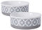 Bone Dry Lot de 2 gamelles en Treillis pour Animal de Compagnie, Anneau en Silicone Amovible créant Un Fond antidérapant pour Une Alimentation sûre et Moins de désordre, Passe au Micro-Ondes et au