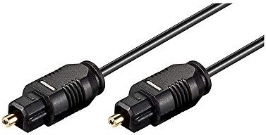 Wentronic MicroConnect Spain 50447 - Cable para realizar conexión óptica-digital, color negro