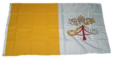 Bandiera/Bandiera del Vaticano NEU 60 x 90 cm Bandiera Bandiere [Misc.]