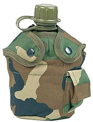Gourde US Plastique avec Quart et Housse Mil-Tec