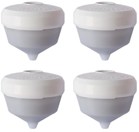 Siroflex 2805/4S Set 4 Cartucce Ricambio Uni 3B Depuratore Acqua Domestico Made in Italy | Depuratore Acqua Rubinetto Filtro acqua Rubinetto Cucina | Rimozione Calcare Rimozione Cloro Con Filtro