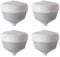 Siroflex 2805/4S Set 4 Cartucce Ricambio Uni 3B Depuratore Acqua Domestico Made in Italy | Depuratore Acqua Rubinetto Filtro acqua Rubinetto Cucina | Rimozione Calcare Rimozione Cloro Con Filtro