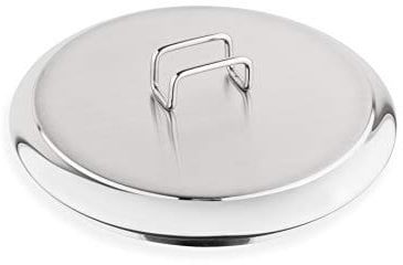 Barazzoni Tummy Coperchio ø22cm, Acciaio Inox 18/10. Made in Italy, Argento, 22 cm
