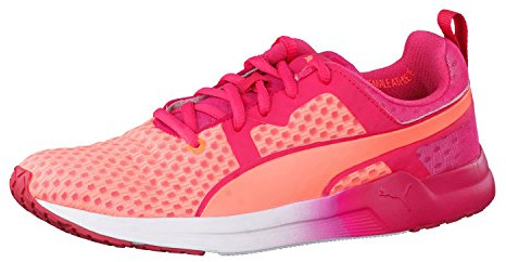 Puma Pulse XT Core, Damen Hallenschuhe Hallenschuhe, Orange(Fluo Peach/Rose Red/White), 38 EU