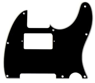 Allparts Pickguard for Telecaster Humbucker (Neck) 8-Hole 3-Ply Black