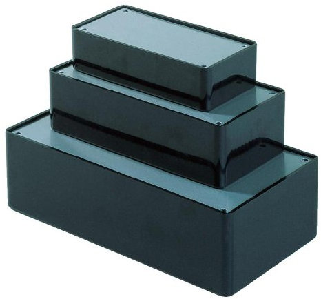 Teko Universal-Gehäuse A/7.9, ABS, Schwarz, 160 x 95 x 45, 1 Stück